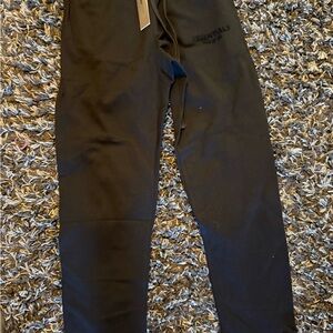 Essentials Black Men's Pants